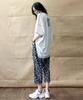 Deumakeu Original Paisley Straight Baggy Fit Pants Black