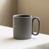 Textured Solid Color Cup Ceramic Mug Household Breakfast Cup Couple Water Cup Milk Simple Coffee Cup