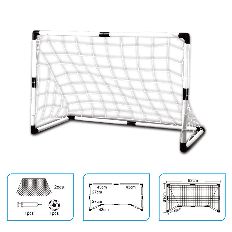 Mini skládací dětský vnitřní/venkovní odolný fotbalový tréninkový sportovní herní set přenosná fotbalová síť branka set dětský dárek