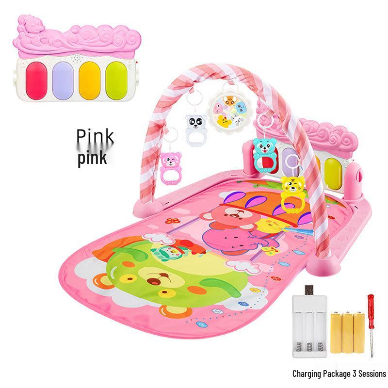 Baby Kick Piano Music Mat and Mobile: Activity Gym for Infants