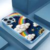 Custodia in Vetro Temperato Argentata Galvanizzata per Custodia iPhone per 11/12/13/14/15/16/17 Pro MAX