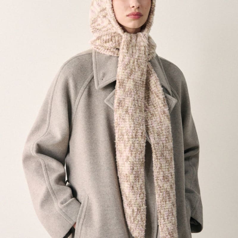 DRAWFIT WOMEN Boucle Tie Muffler Balaclava [2COLORS]