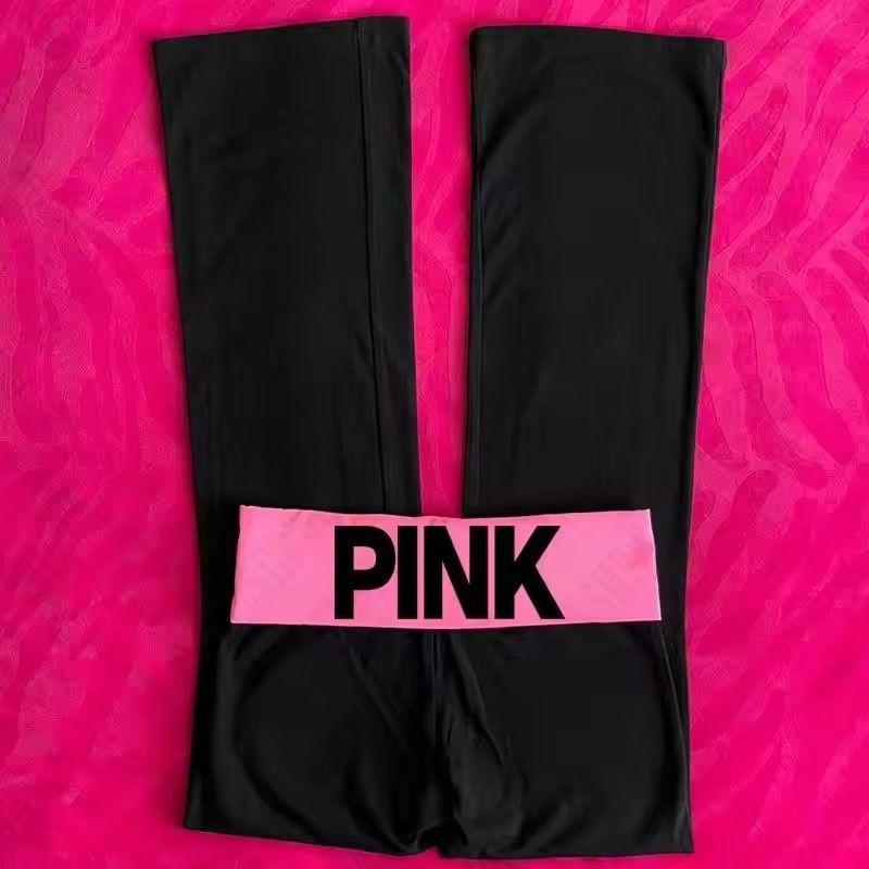 Pants Export Fashion New Arrival Letters Print Casual Pure Color Pants American Fashion Elastic Waist Basic Pants