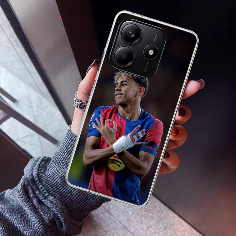 L-Lamine Y-Yamal 19 Phone Case For Xiaomi Redmi Note 15 14 14S 13 12S 12 Pro Plus 11S 11 10S 10 4G Cover 11E 11T 5G Print Fundas