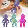 Babies Sensory Toy Glitter Stress Relief Slow Rising Anxiety Relieving Mini Baby Reduction Squeeze Soft Stretchy Relaxation Ball Fidget