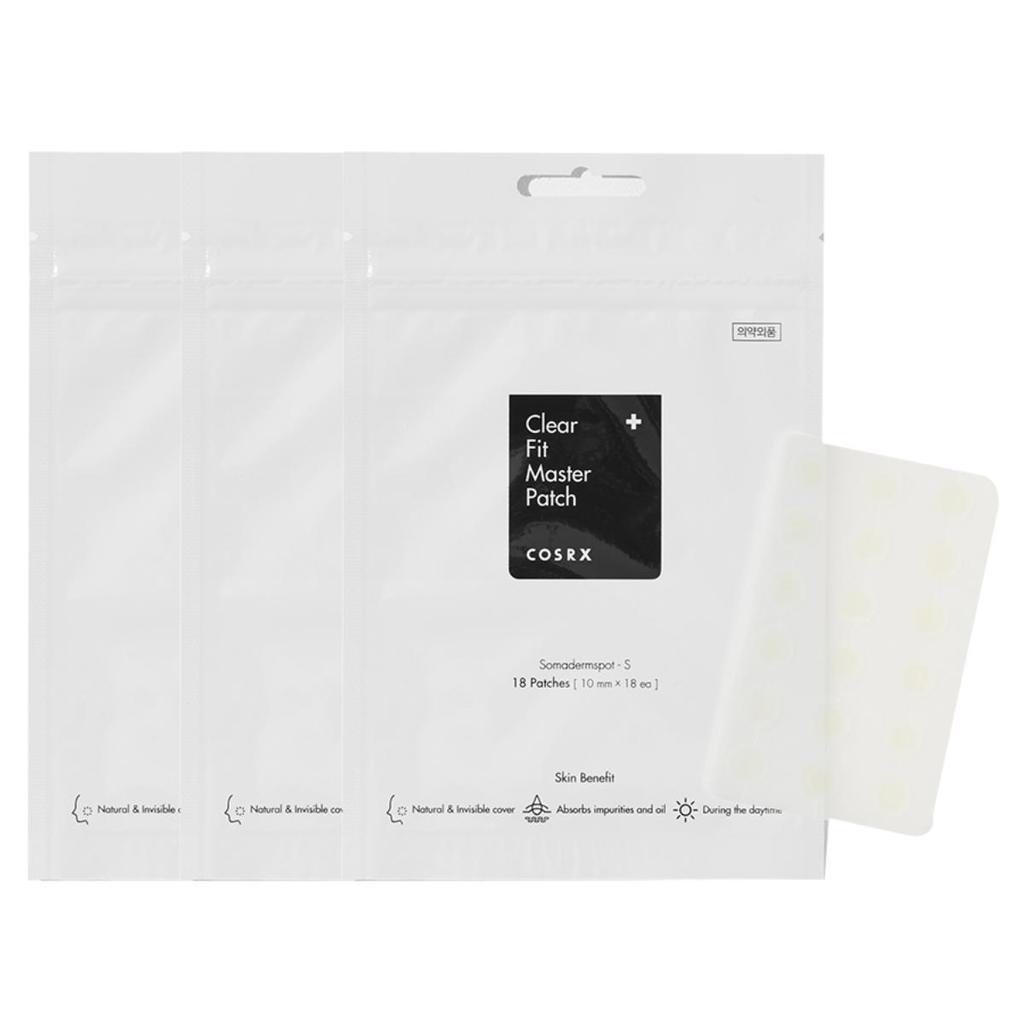 COSRX Clear Fit Master Patch Spot Care Hydrocolloid 18 Patches X 3