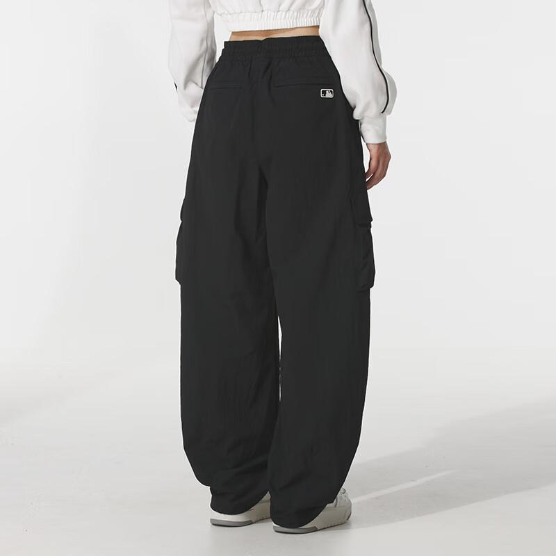 New MLB New York Yankees Basic Collection SS25 Cargo Pants Unisex Black 3AWPB1153-50BKS