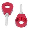 2 st 0,5 tum Kedjespännare Justeringsskruvar Aluminium Universella för Motorcyklar Mountainbikes