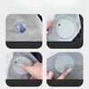 Long Distance Travel Portable Compression Inflatable Foot Pillow, Thickened PVC Plush Folding Foot Pad
