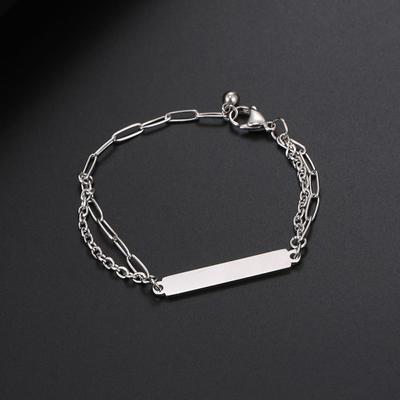 New Double -Layer Long Bracelet Cold Light Wind Girlfriend Jewelry