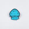Creative Marine Animal Brooches: Seahorse, Shark, Jellyfish Cartoon Metal Accessories