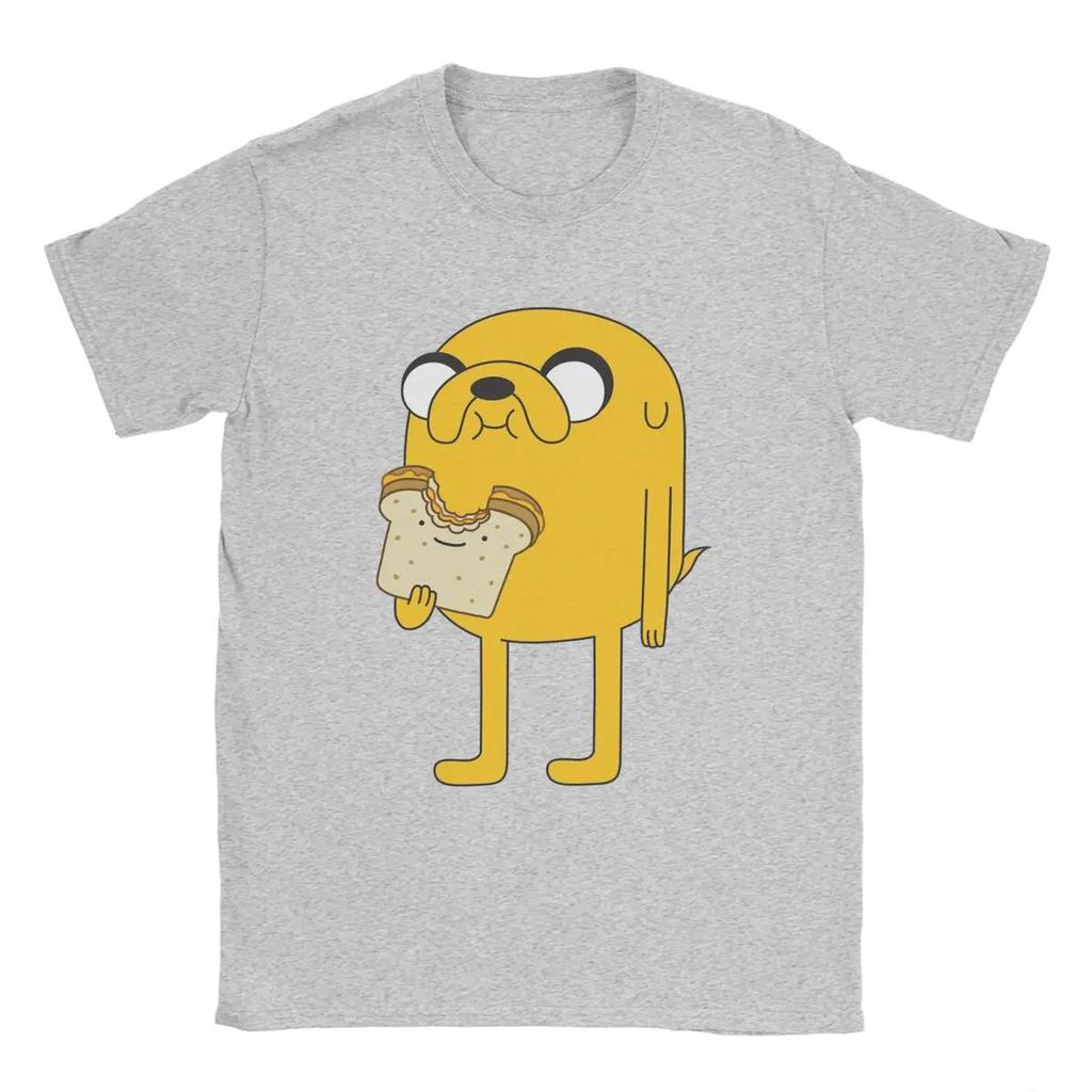 Humorous Jake The Dog Sandwich T-Shirt Men Round Neck Cotton T Shirts Short Sleeve Tee Shirt Gift Idea Clothing