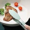 Lightweight Food Clamp Heat-resistant Silicone Easy Clean Hanging Ring Cooking Clip Tong for Kitchen