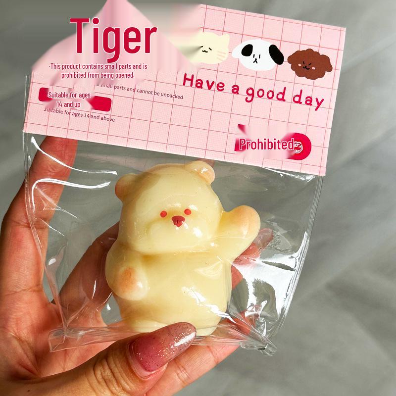 

Стиль Xiaohongshu Машущий медведь Медленный отскок Мягкий силикон Игрушка для снятия стресса