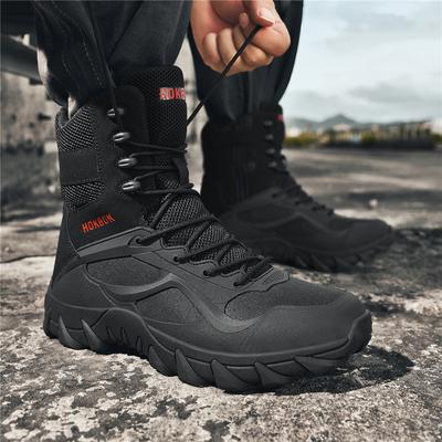 New Men Tactical Boot Military Original Safety Size Plus Work Hunting Hiking Shoes Breathable Outdoor Desert Army Climbing Shoes