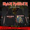På Maiden Killers Tröja med huva Herr Dam Överdimensionerad Y2k Streetwear Fleece Tröja Tungmetall Punkband Grafiska Kläder