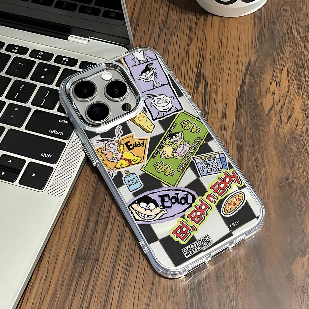 Cartoon E-Ed Edd N Eddy Hot Phone Case For IPhone 17 16e 16 15 14 13 12 11 Mini Pro Max X XR 8 7 Air Plus Transparent Soft Cover
