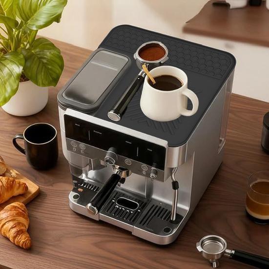 Coffee Machine Top Cover Gasket Powder-Resistant Easy To Clean Food-Grade Silicone Non-Slip Waterproof Machine Top Protector