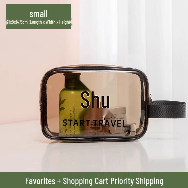 Korea multikakujuline PVC kosmeetikakott: Armas, Suure Mahutavusega, PU Kaasaskantav Tualett-tarvete Hoiustaja