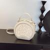 2025 Leopard Print Single Shoulder Crossbody: Women's Retro Round Handbag In Celebrity Fashion