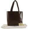 PRADA logo Tote Bag B9314 Brown leather Women Used