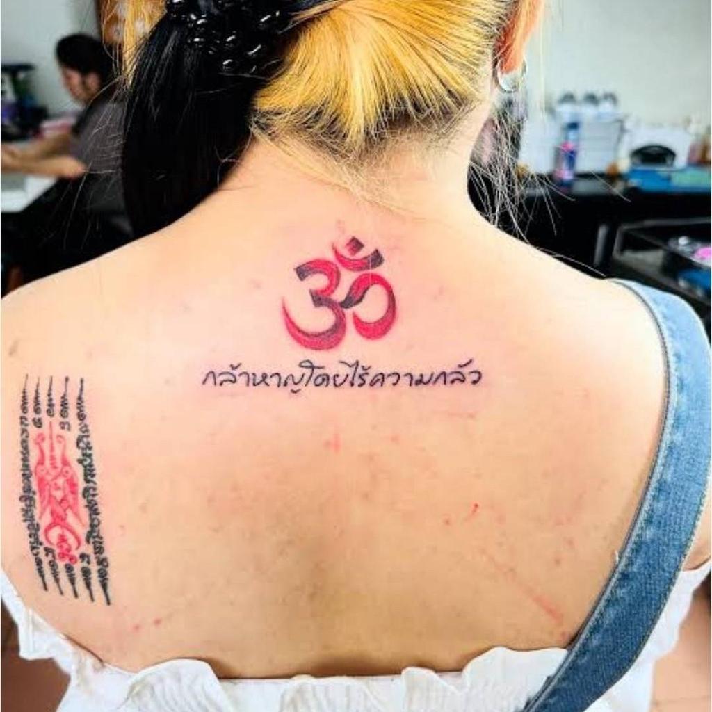 Hinduism Nail Head Bracelet Rhinestone Ganesha Five Row Yantra Sak Yant Tattoo Powerful Success Amulet Jewelry Vintage Protect Health Lucky Rich