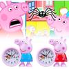 Adorable Cartoon Alarm Clock For Kids Stylish Design Large Lcd Display Battery Operated