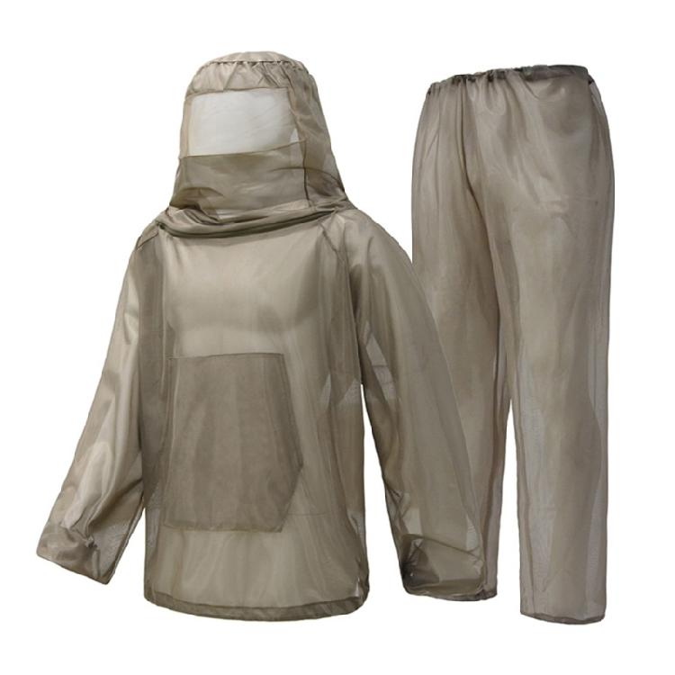 Fishing Camping Beekeepers Mesh Hood Breathable Suit Outdoor Mosquitoes Mesh Clothes for Hiking Camping Fishing