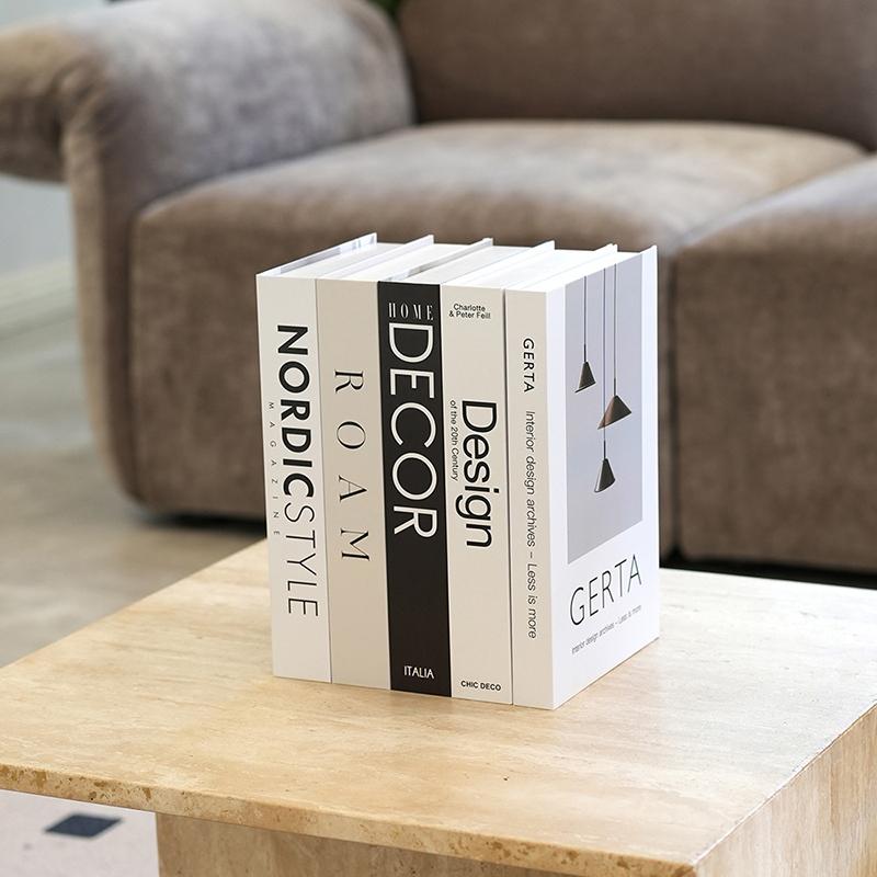 Fake Books Ornament Shooting Props Simple Decorative Book Coffee Table Decoration Bookshelf Decor