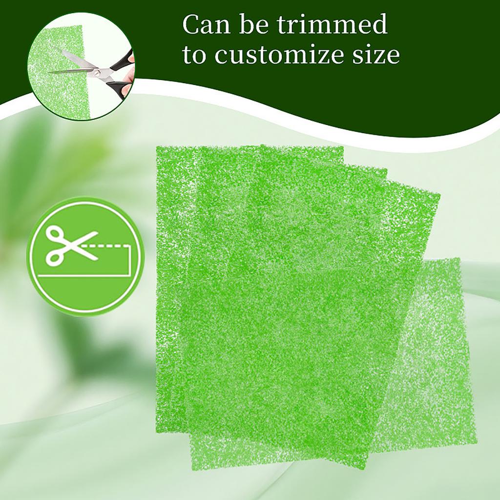 Refrigerator Mold Mats Set Of 4, Cuttable Drawer Liners, Fresh-Keeping And Storage Organizer Pads