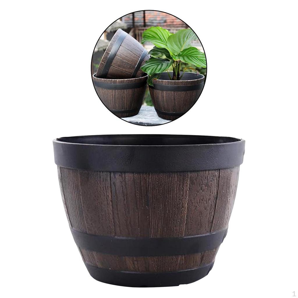 Pflanzgefäß - Wetterfestes Gartenblumentopf-Set