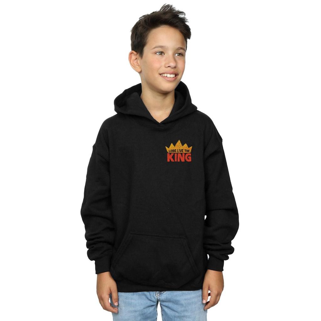 Disney Boys The Lion King Movie Long Live Breast Print Hoodie