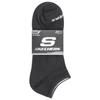 Skechers 3pk Unisex Non Terry No Show, Unisex Black Socks