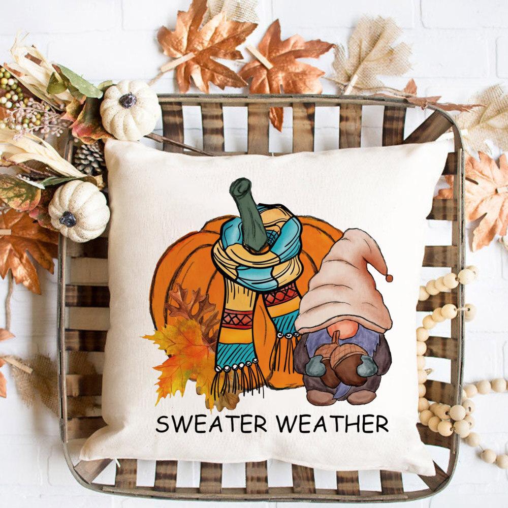 

Этот осенний узор наволочка для гостиной, чехол для детской спальни, украшение дома, осенние подарки M