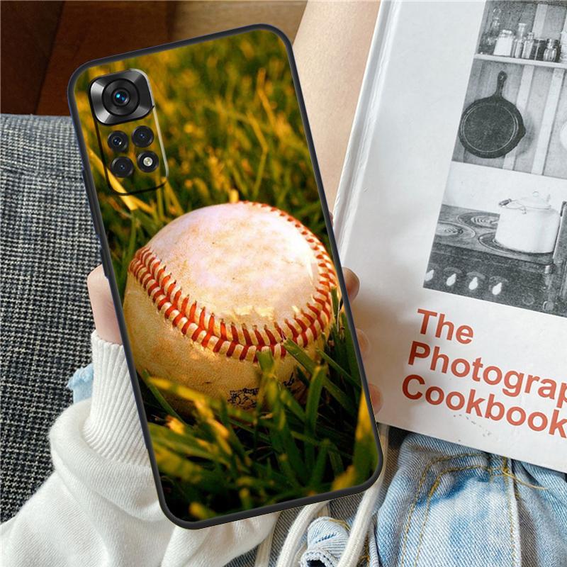 Baseball Phone Case For Xiaomi Redmi Note 12 12S 12C 13C 10 10C 10A 9 9C 10S 11S 11 Pro Soft Cover
