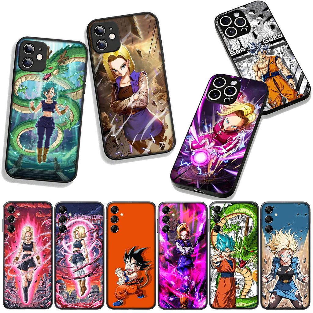 Cover Android 18 Dragon Gokus Ball for Samsung Galaxy A36 A17 A26 A07 A35 A54 A53 A13 A33 A34 S8 S9 S20 S21 FE S10 Plus Case