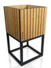 Loft Flower Stand Fiorino Lamele 22x22x40 Cm