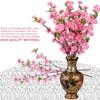 10pcs 65CM Pink Artificial Flowers Bouquet for Home Room Decor Wedding Decoration Garden Fake FlowerS Arrangement Outdoor DIY Ornament