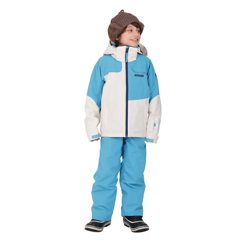 NNOUM and Junior Ski and Snowboard Wear Jacket and Size for Boys and Adjustable Sizes and Water Resistance Stylish and Popular Kids' Set, Pants, 73J,