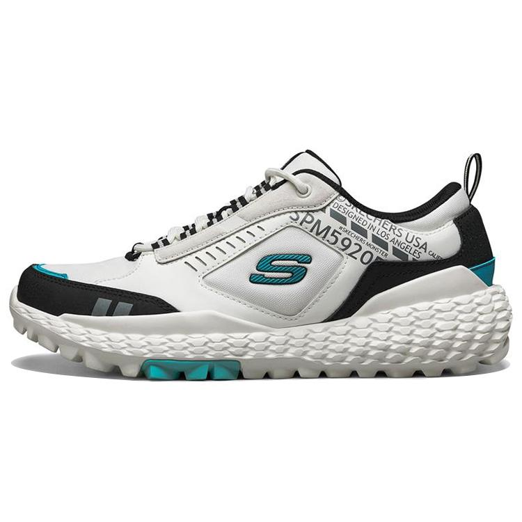 Skechers Monster Cushioned Comfort Mesh Synthetic Leather Low-Top Training Running Shoes Men's 51715