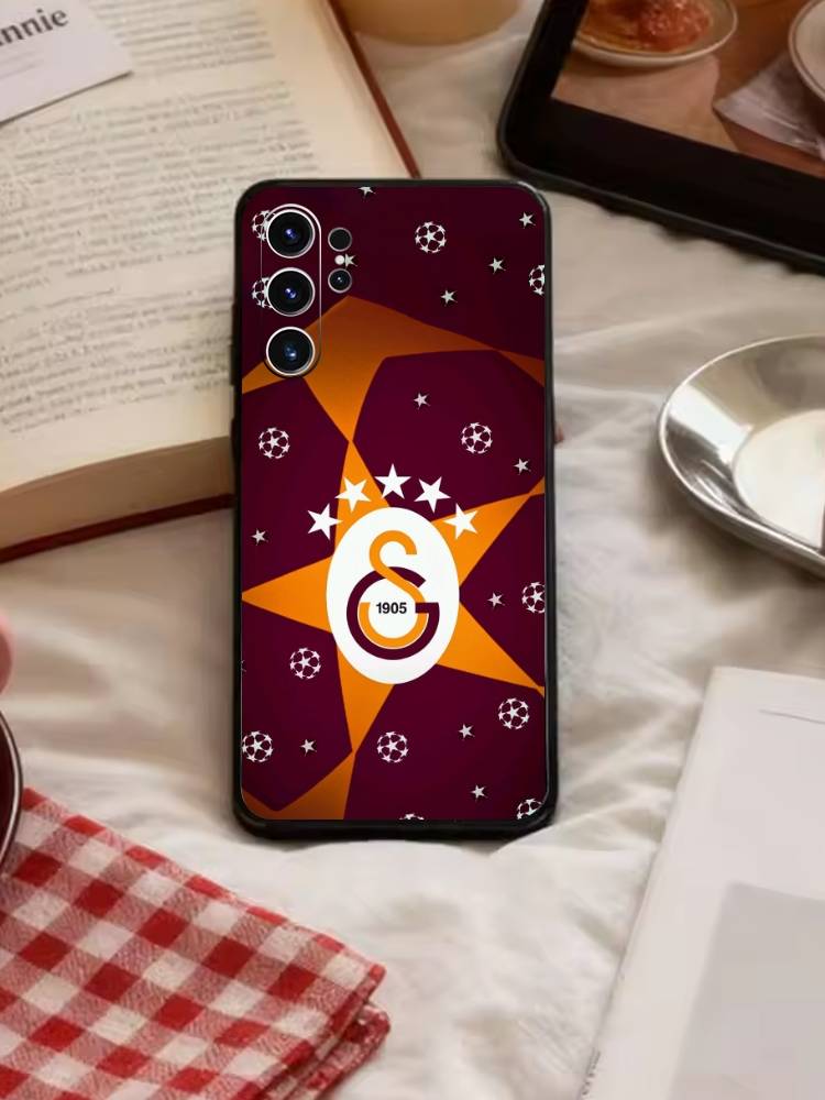 G-Galatasaray S-SK Muster 1905er Handyhülle Für Samsung S26,S25,S24,S23,S22,S21,S20,S30,Ultra,Plus,Fe,Note,5G Schwarze Hülle