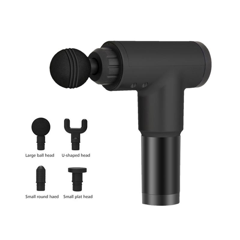 Rechargeable Quiet Massage Gun Electric Deep Tissue Percussion Muscle Relaxation Therapy Small Cordless Massage Gun
