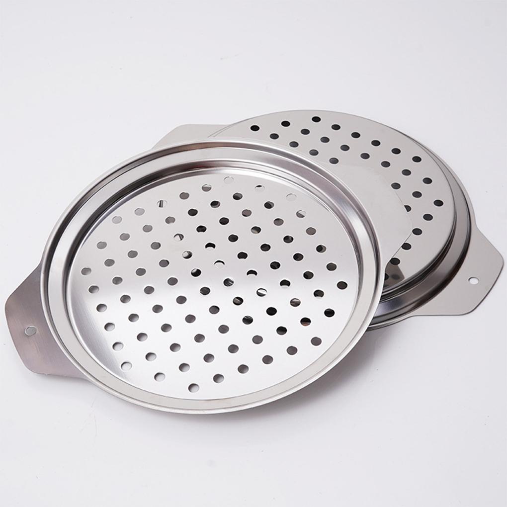 Stainless Steel Leakage Device Multi Functional Kitchen Essential Household Round Steaming Disc
