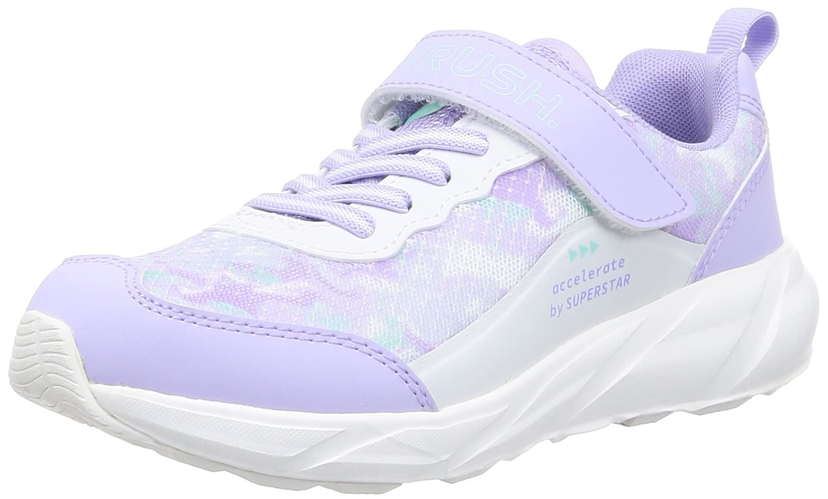 

Athletic White 2E [Superstar] Sneakers, Shoes, Magic, Sole, 19-24.5cm, 0.5cm Available, Girls, Kids, LV1129WS, Purple, 23.0 cm, фиолетовый