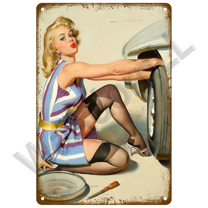 Retro kovová cedule Garáž Pánská jeskyně Doplňky Talíře Domácí dekorace Nástěnná dekorace Motorový olej Plyn Plechová cedule Vintage plakát Pro Železo