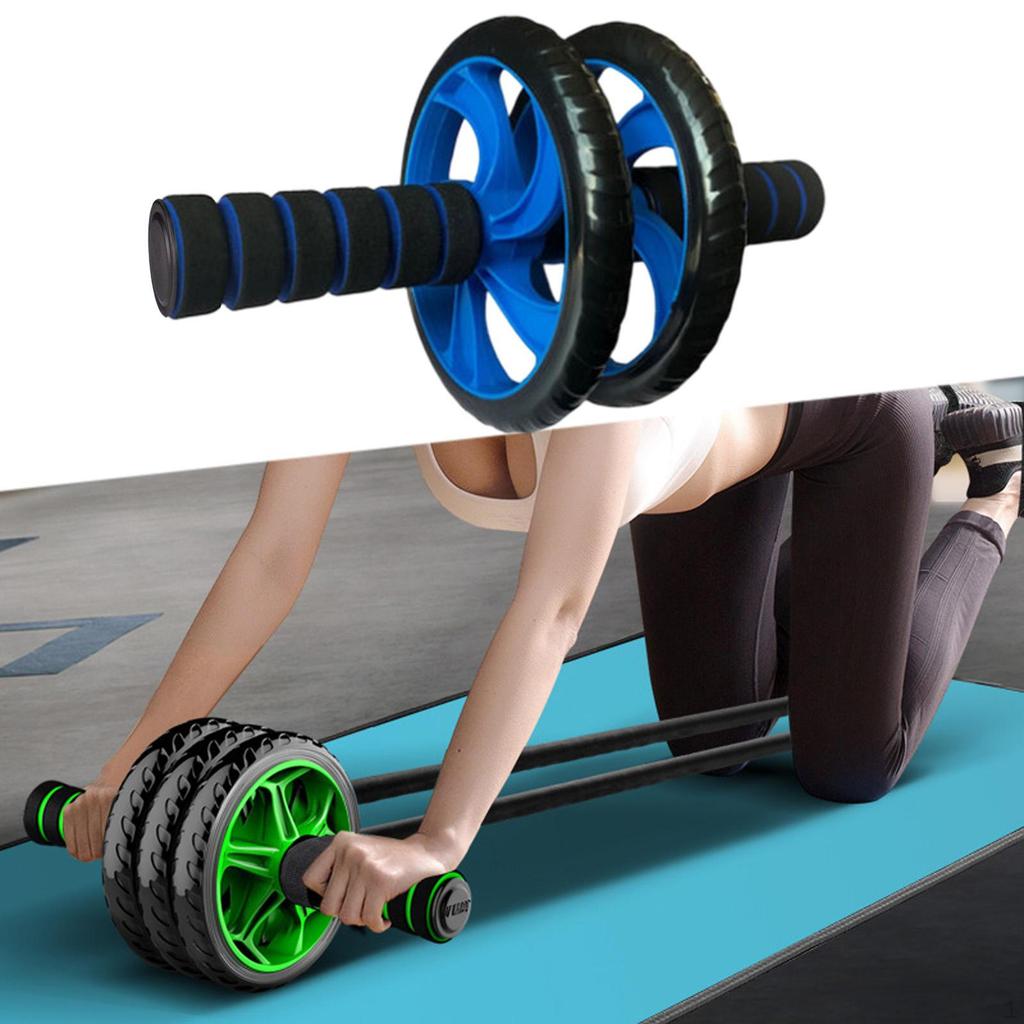 Roue abdominale pour musculation, pour hommes et femmes, entraînement musculaire silencieux à domicile