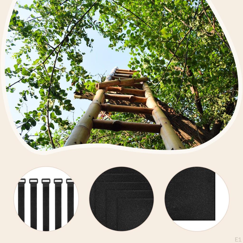 5 Stück Etagenbett-Leiterpolster Trittstufen für Treppenstufen 10x10 Zoll Bequemes Klettern