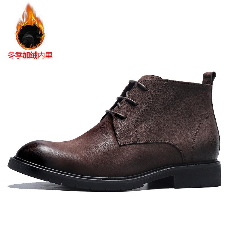 

Ботинки Martin мужские британские ретро короткие ботинки кожаные ботинки с высоким верхом дышащие кожаные ботинки ботинки 45