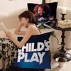 Classic Chucky Horror Movie Personalized Pillow Cover Kids Bedroom Wild Party Decor Pillowcase Kid Birthday Shower Gift