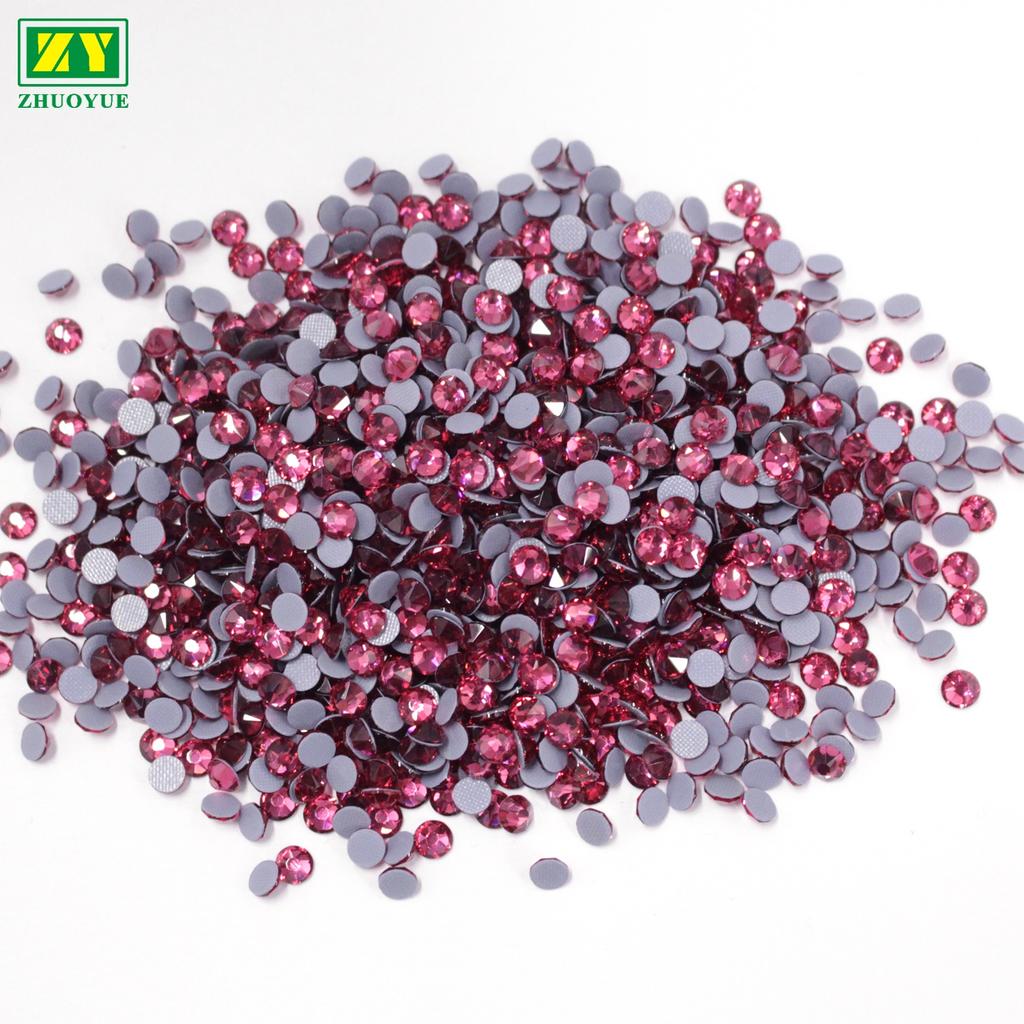 2mm SS6 Eco-Friendly Glass Rhinestones for Wedding Dress Trimmings Nail Art & Bags-Factory Direct Sale